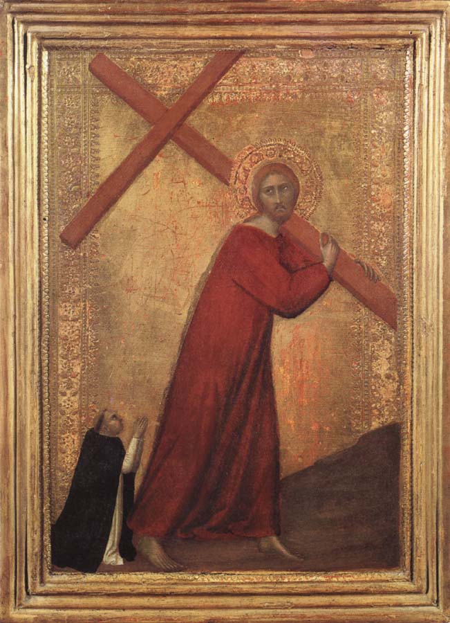 Barna da Siena Christ Bearing the Cross